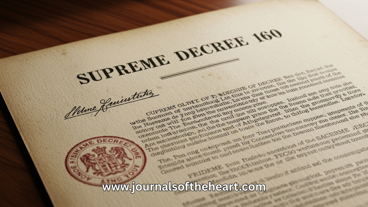 Decreto Supremo 160
