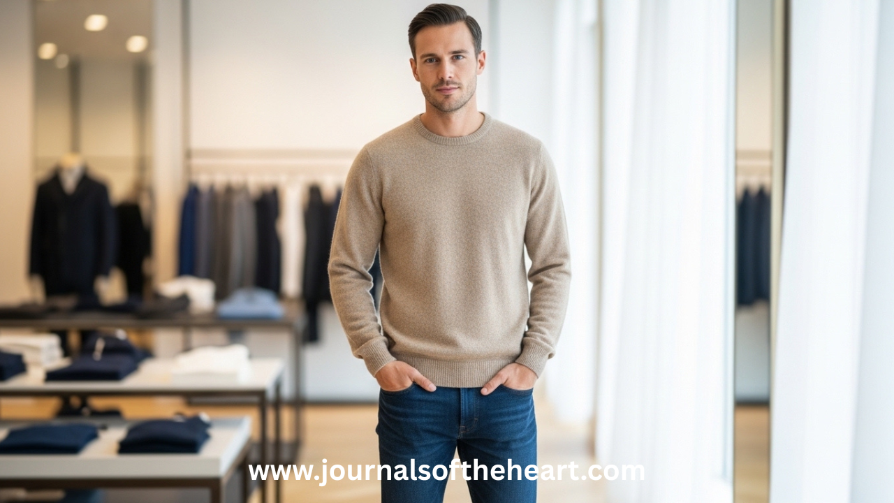 shop beige cashmere mens sweater